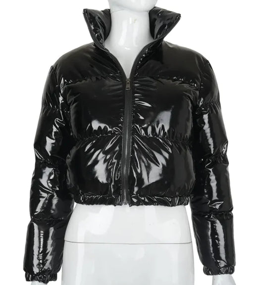 Leather Quilted Jacket