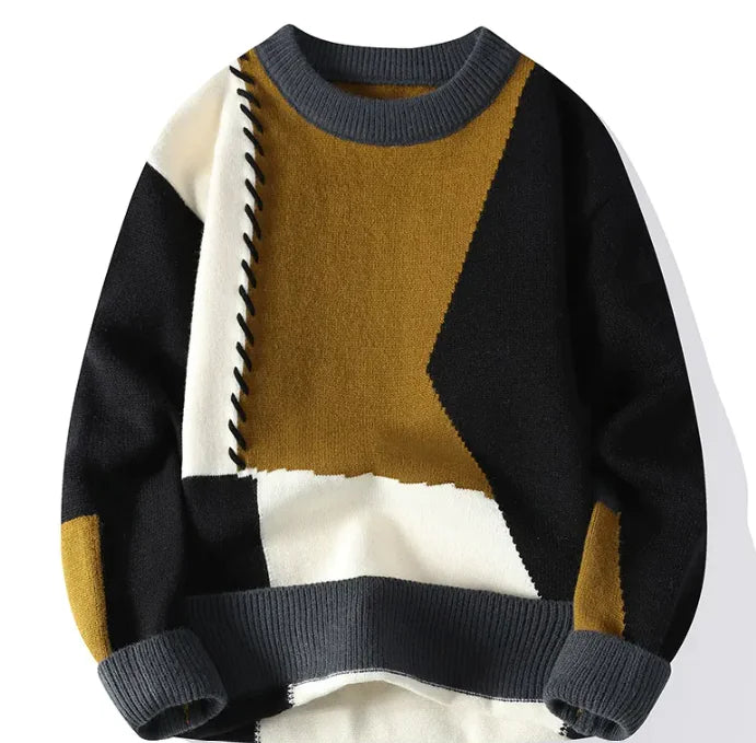 Vintage Block Knit Sweater