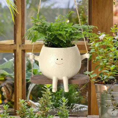 Swing Smiley Pot