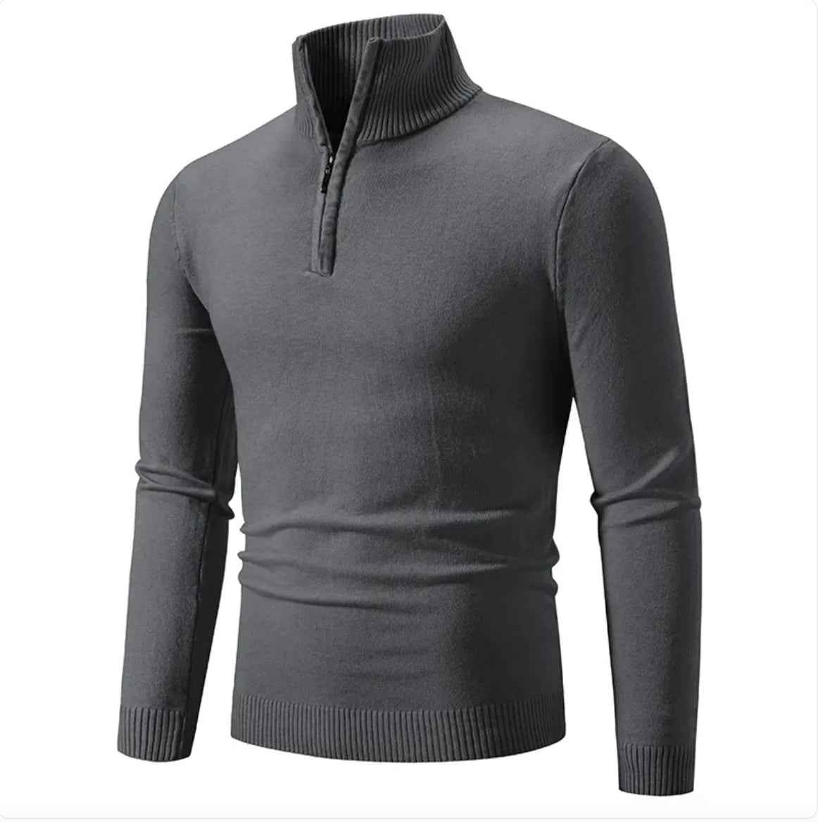 Half-Zip Turtleneck