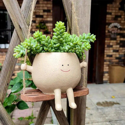 Swing Smiley Pot