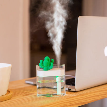 Ultrasonic Clear Cactus Air Humidifier