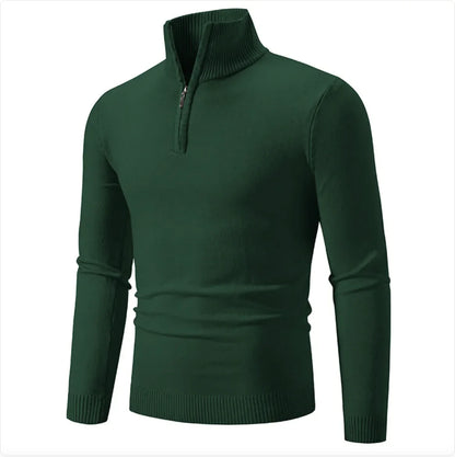 Half-Zip Turtleneck