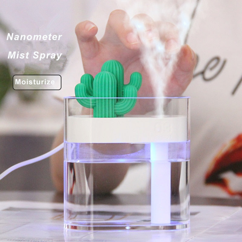 Ultrasonic Clear Cactus Air Humidifier